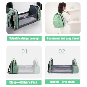 2 in1 Multifunctional Travel Mommy Bag